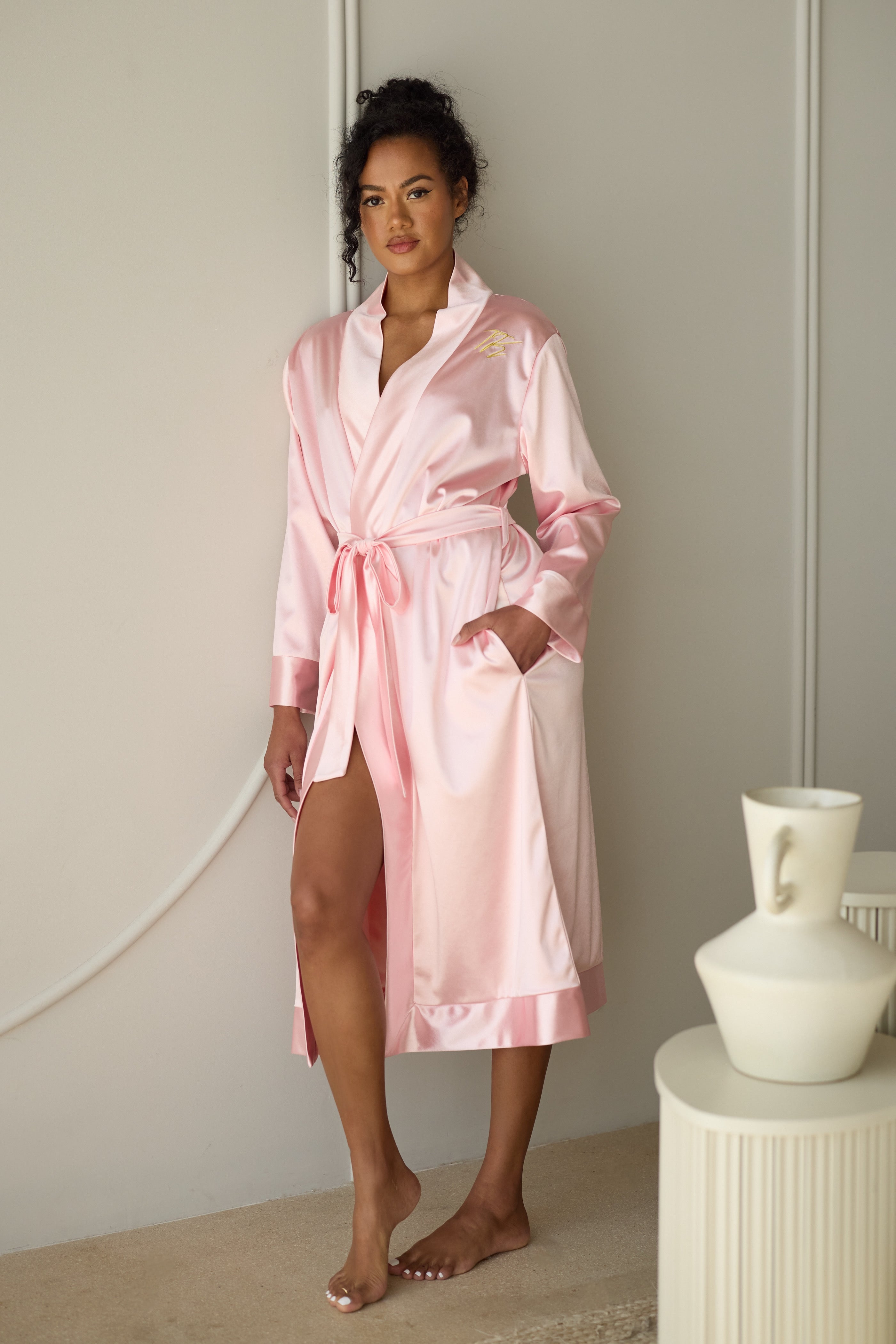 Robe - Blush Pink